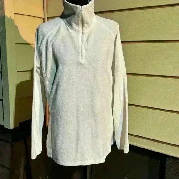 Columbia Fleece 3/4 Zip Up Pullover Sweater Long Sleeve XL - Picture 3 of 8
